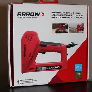 ARROW T50ACN CORDED STAPLE GUN AND NAILER RED 18GA BRAD NAILS NEW